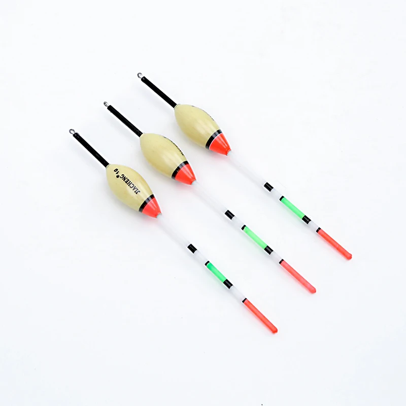 10pcs galleggianti da pesca Bobber 1g 15cm Balsa Wood Fishing Float Stopper galleggianti da pesca giapponesi accessori per la pesca