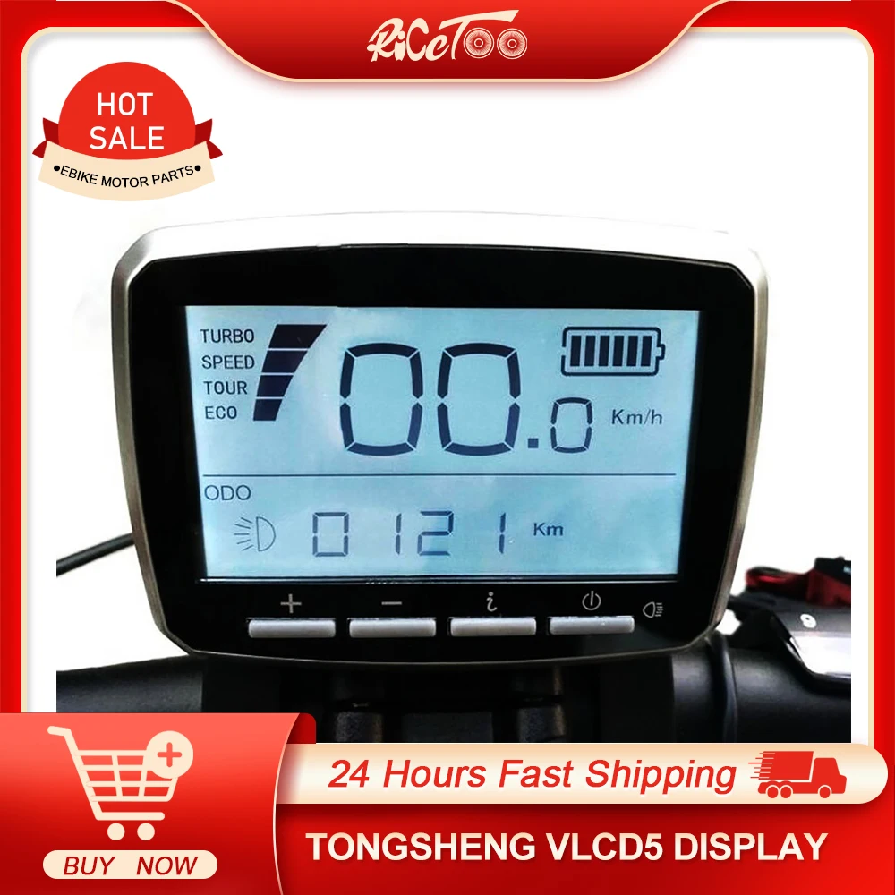 Tongsheng VLCD5 Display With USB Plug E bike Accessories For Electric Bike Replacement Mid Drive