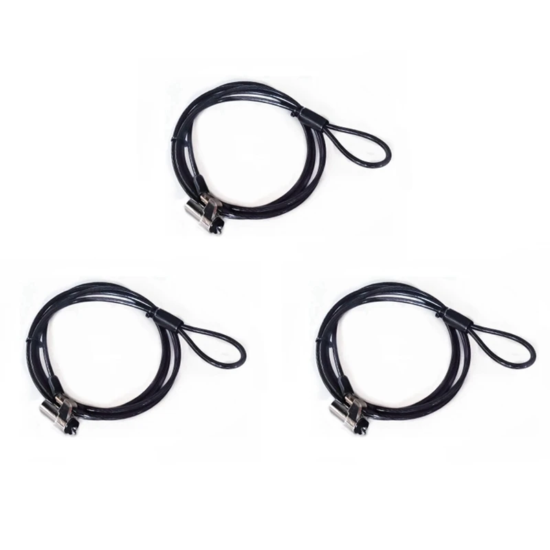 3X Computer Lock Laptop Lock Suitable For 6Mmx2.5Mm Nano Hole For HP Laptop Security Key