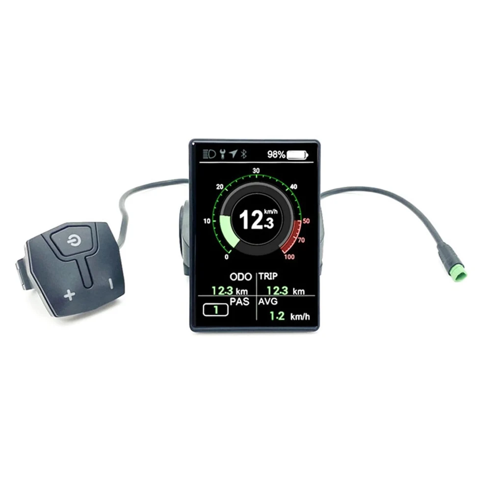 

Hot Sale New Practical Ebike Display IPS Display E-bike Accessories Electric Bicycle Parts Support BluetoothAPP