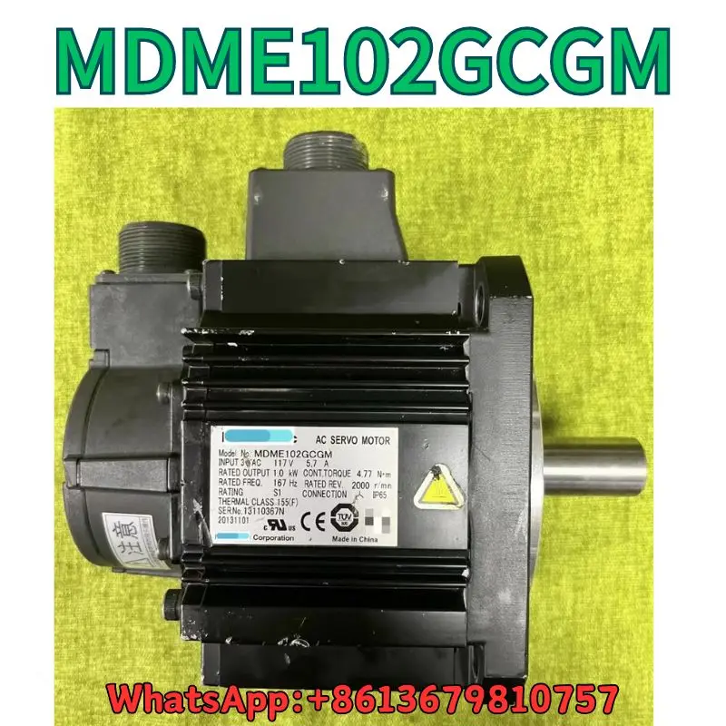 

Б/у Серводвигатель MDME102GCGM, тест ОК, быстрая доставка