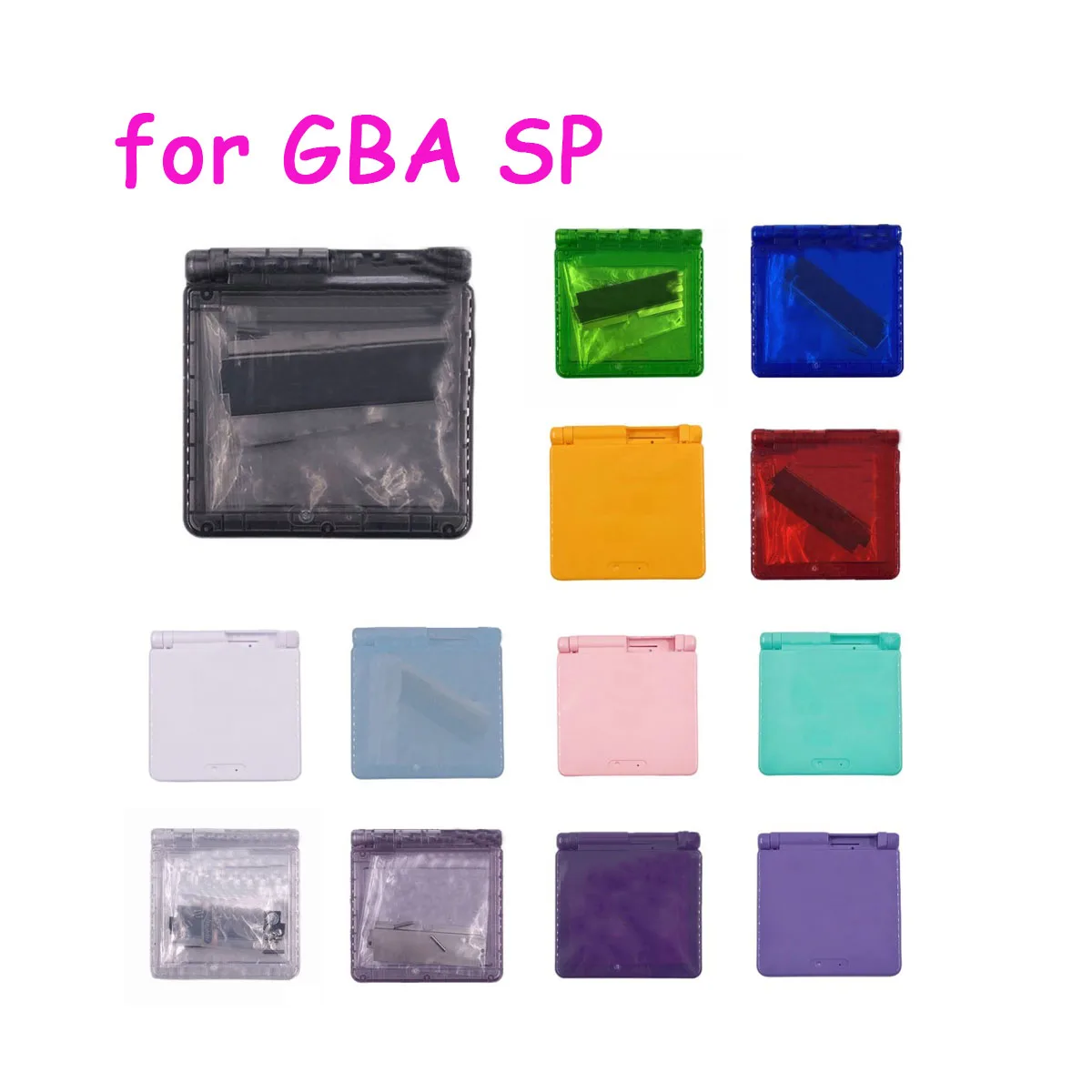 Sostituire Per Gba Sp Custodia Custodia Custodia Di Ricambio Shell Per Game Boy Advance Sp Console Di Gioco Cover Colorata