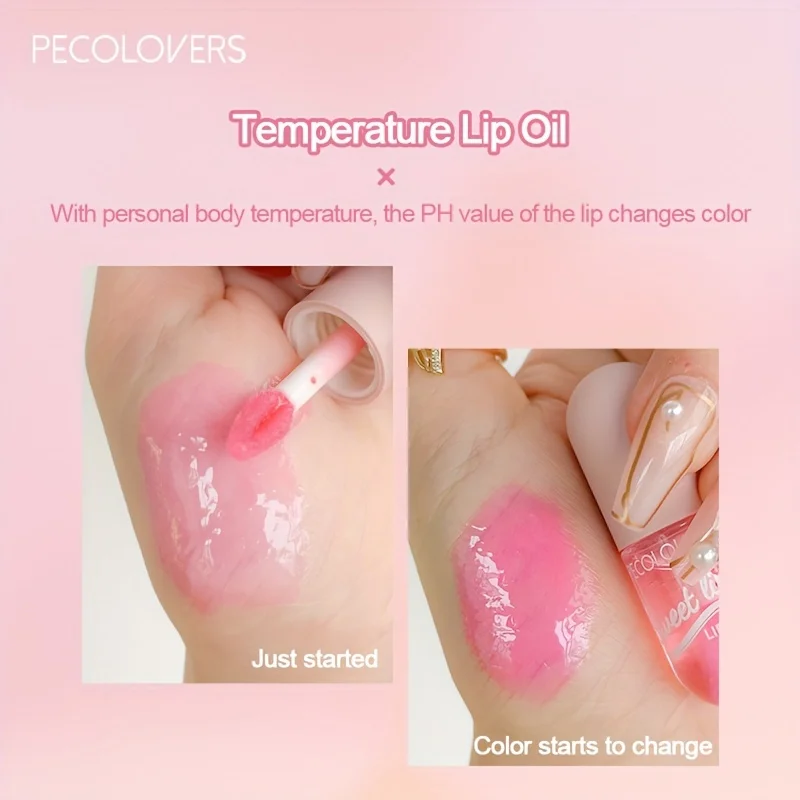 Mini Capsule Color Change Lipgloss Lip Plumper Makeup Glitter Moisturizing Transparent Gloss Nutritious Liquid Lipstick Cosmetic 3