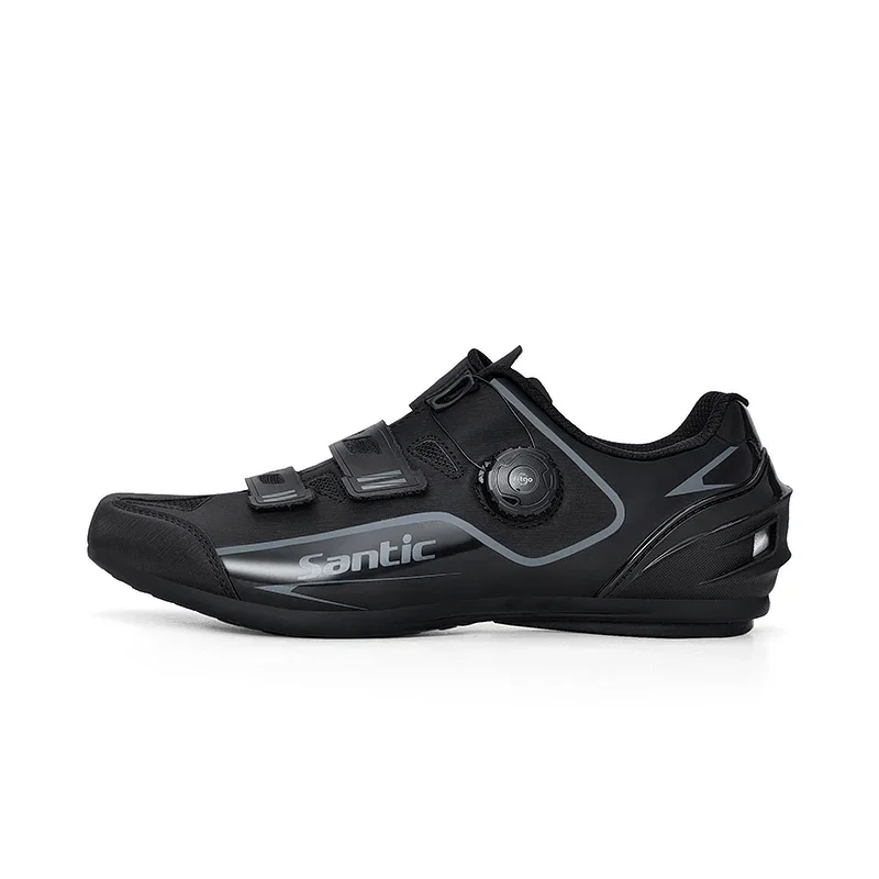 Santic Cycling Shoes Non-lock Men's Non-lock Breathable Hook & Loop Mountain Bike Flats WS23042 cycling shoes