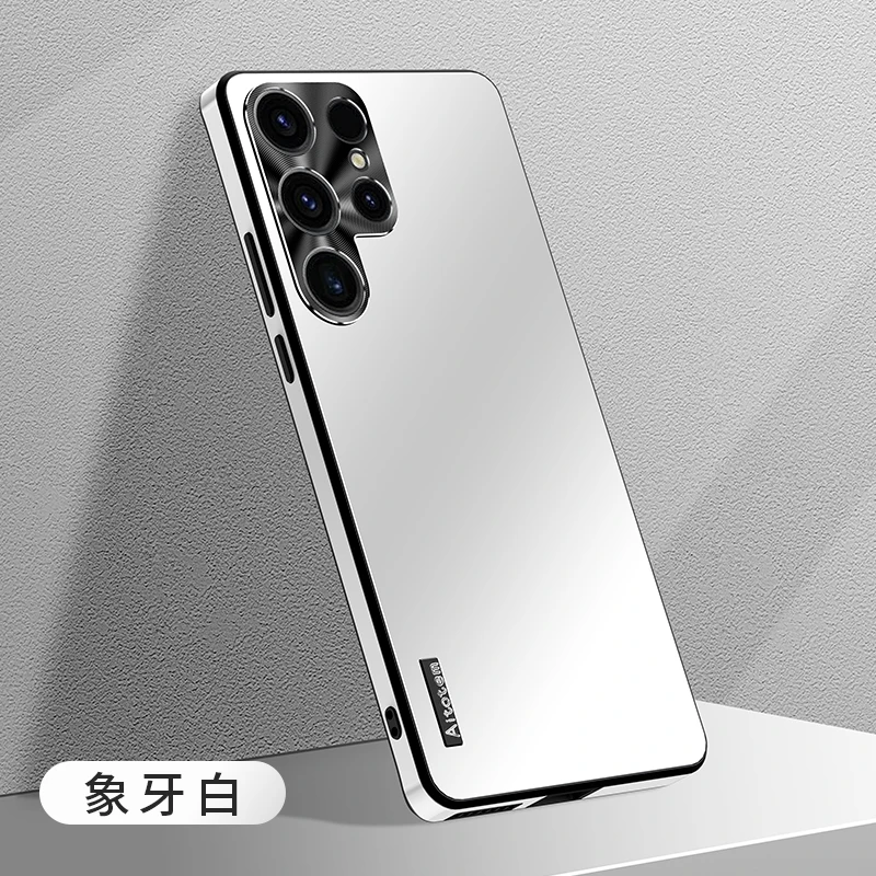 Luxury Metal Camera Protective Phone Case with Shockproof Bumper