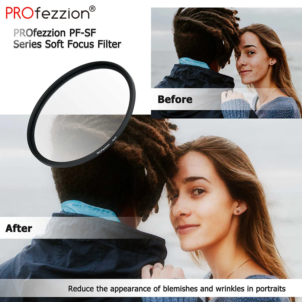 Soft Focus Dreamy Hazy Diffuser Portrait Filter 37/49/52/55/58/62/67/72/77/82mm Photography Lens Filters DSLR Camera Accessories