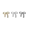 10pcs Bow Deco Nail Art Charm 3D Silver/Gold Bowknot Ribbon Nail Decor Parts DIY Luxury Manicure Accessories 5