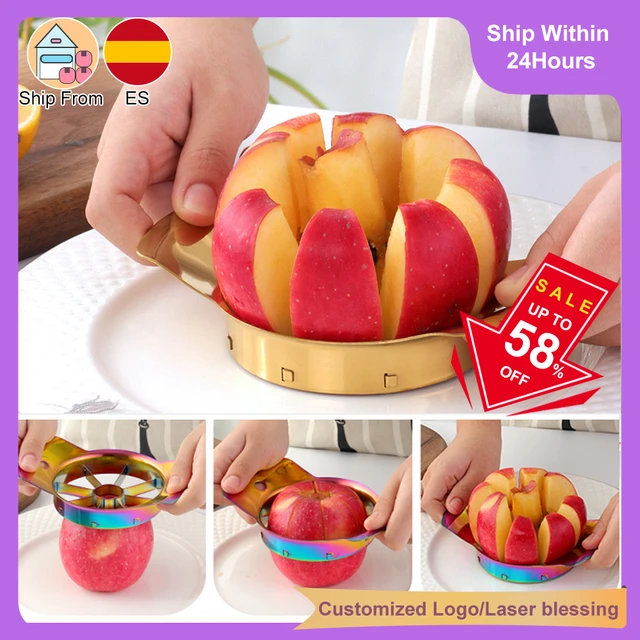 Apple Slicer Paper Cutter Knife Multi Functional Apple Corer Divider  Stainless Steel Pear Fruit Pitaya Chopper With Handle - AliExpress