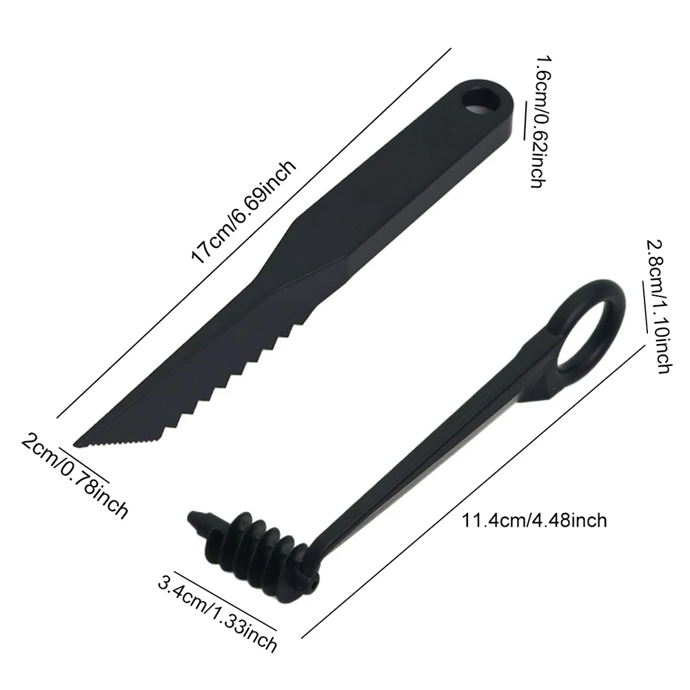 V & Spiral Shaped Multifunction Cutter Serrated Pattern Combo Potato Cutter Food Garnishing Knife Screw Peelers Decorative Fruit