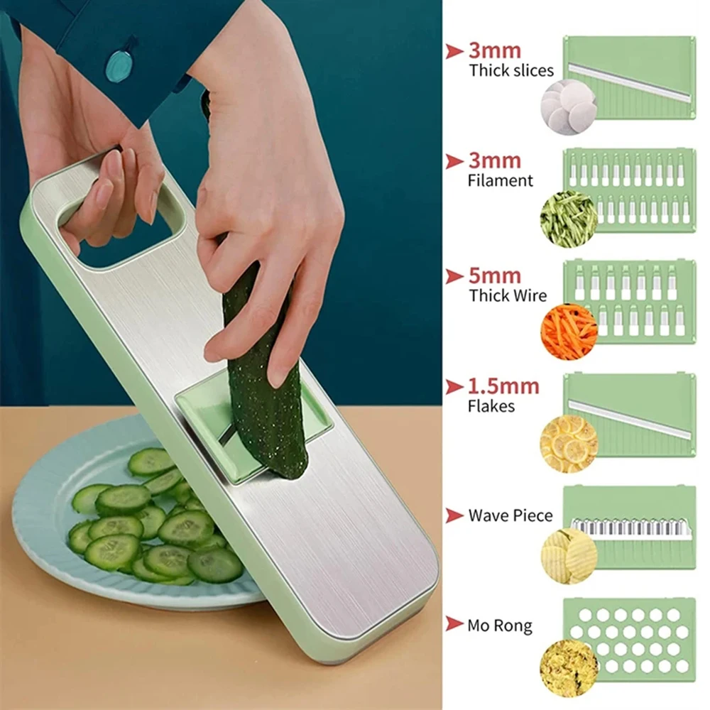 Multifunctional Shredder Vegetable Cutter Household Potato Shredder Cucumber Slicer Vegetable Cutting Tool