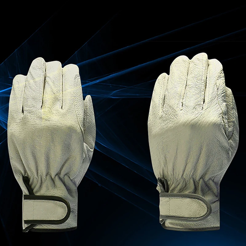 Electric Welding Work Gloves 1 Pair Flame Retardant Protective Work Gloves For Welder
