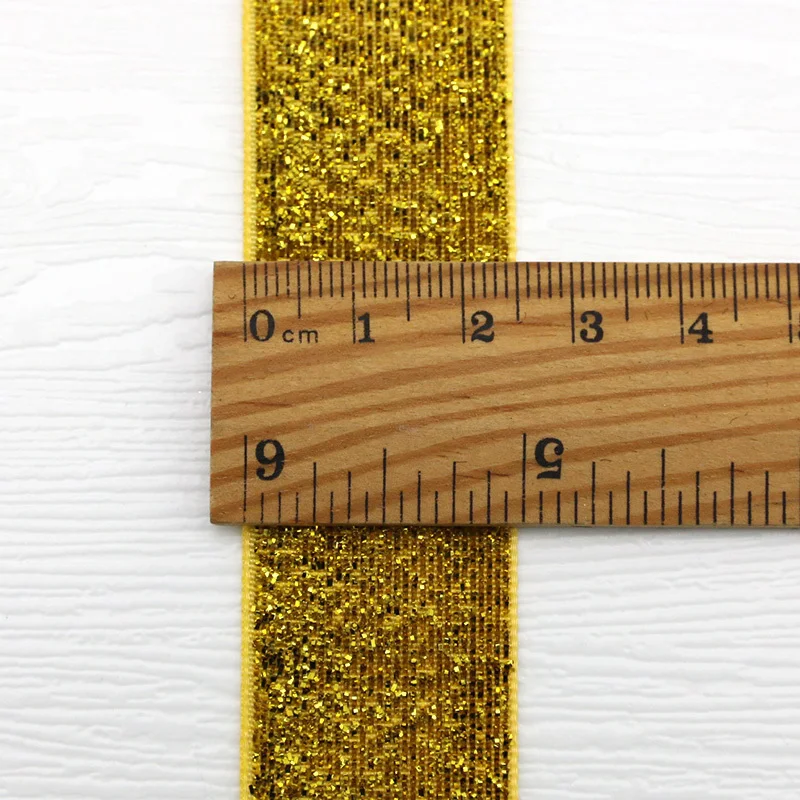 (10 Meters/roll) 1'' 2.5cm Powder Coated Velvet Ribbon Wholesale Gift Packaging Decoration Christmas Lace Ribbon Holiday Party