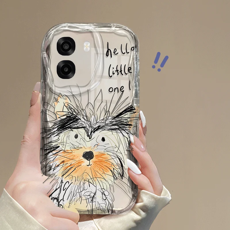 Shockproof Dog Pattern Flexible TPU Protective Phone Case