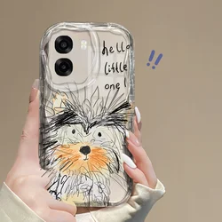 Shockproof Dog Pattern Flexible TPU Protective Phone Case for OPPO A6x 5G (HFNYWGOU005)