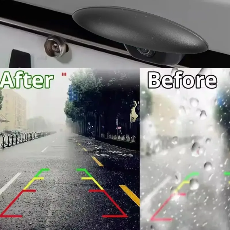 Waterproof Backup Camera Cover Rear View Camera Rain Guard Shield Against Rain and Splash for Car Anti-Rain Cover for 360 Camera