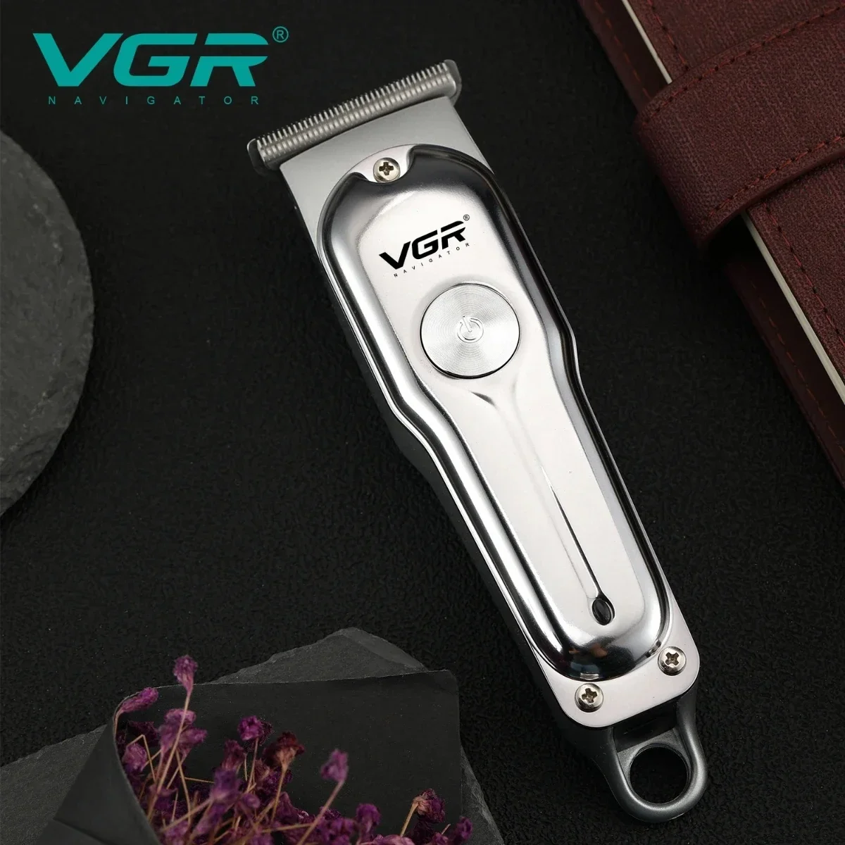VGR Hair Trimmer Electric Clipper Professional Hair Cut Machine Barber Clipper T-Blade Rechargeable Trimmer for Men V-071