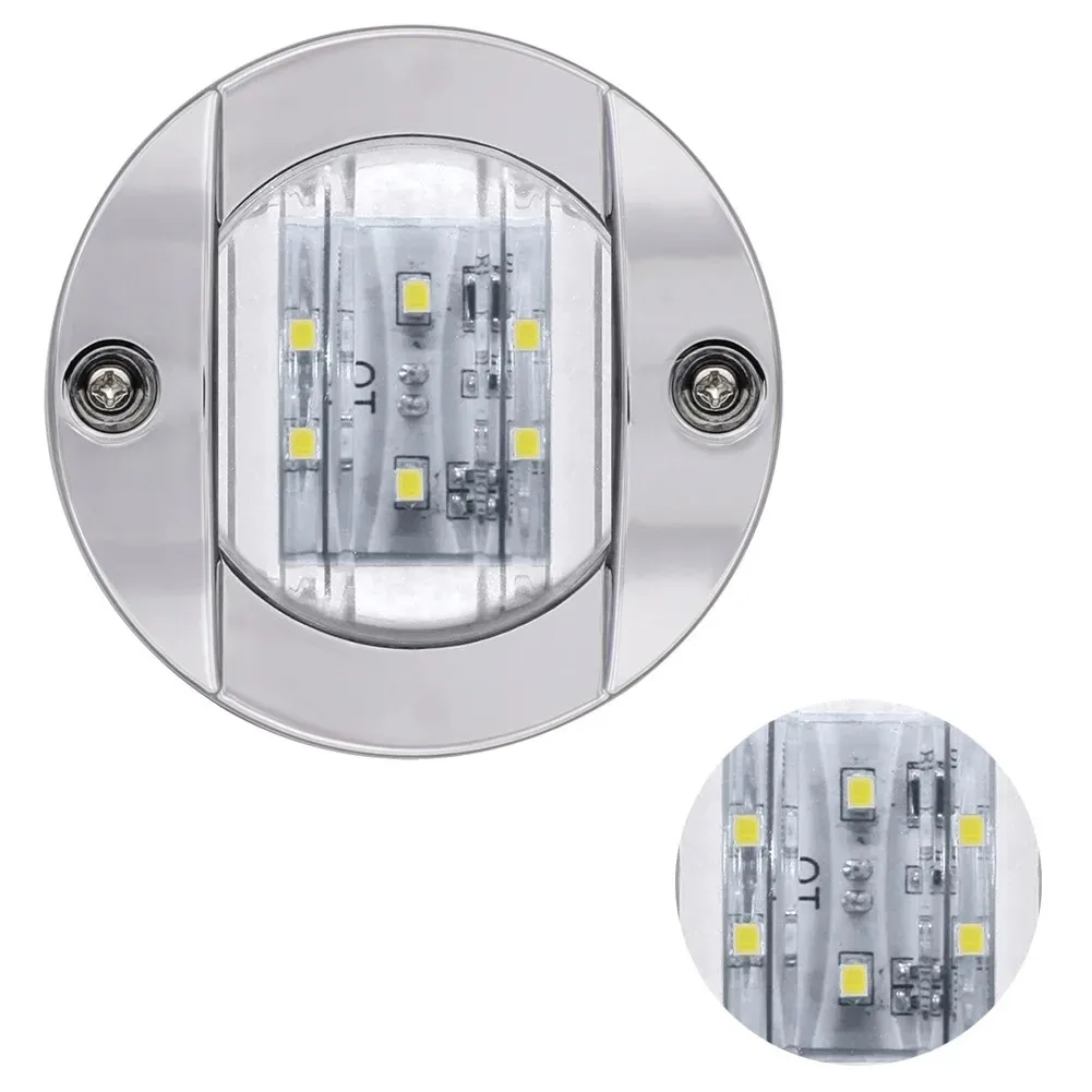 Marine Boat Lights 1-4pcs Marine Boat LED Deck Courtesy Lights Waterproof Stern Transom Lamp