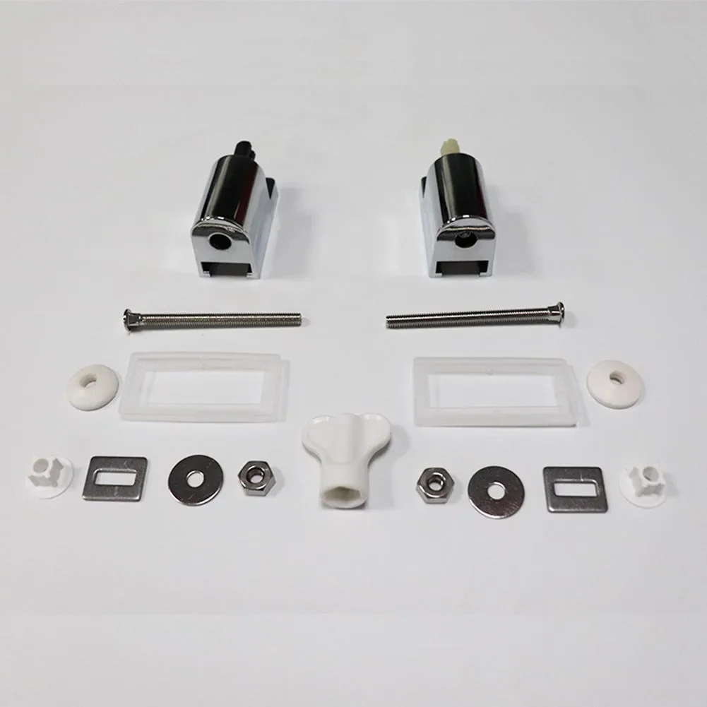 Toilet Hinge Toilet Cover Slow Lowering Hinge Soft Close ABS Square Connector Accessory Home Hardware Replace Part toilet accessories toilet hinge repair kit
