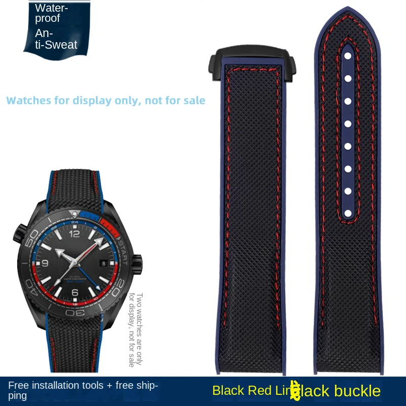 Premium Nylon Waterproof Strap in Orange - 20mm, 21mm, 22mm Sizes