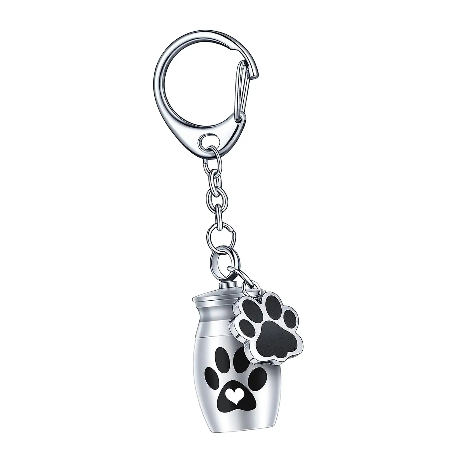 Small Keychain Pet Urn Portable Keep Precious Memories Keepsake Pet Hair Storage Jar Souvenir Rabbit Kitty Bunny Puppy cremation urn