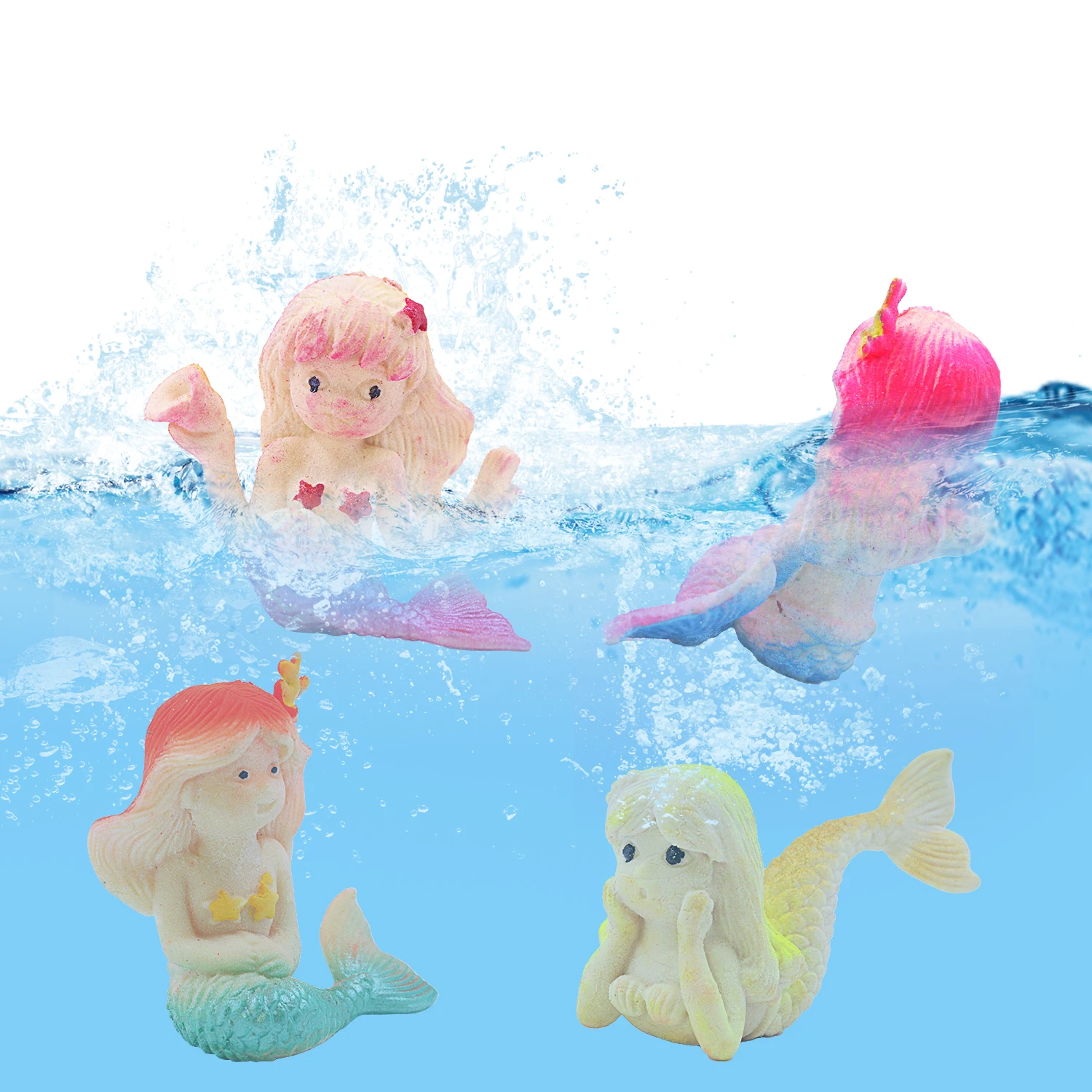 

Novel Soaking Water Expands Ocean Mermaid Expansion Toy, Creative Parent Child Interaction Early Education Cognition