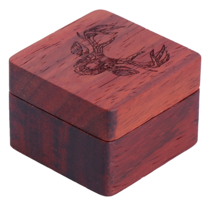 N0HA Wooden Guitar Pick Storage Box Container Portable Guitar Pick Holder Collector