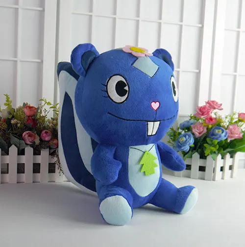 Anime Happy Tree Friends HTF Petunia 32cm Soft Stuffed Plush Toys Cushion 7566 Birthday Christmas Gift открытка oksanailiksusha happy birthday blaсk