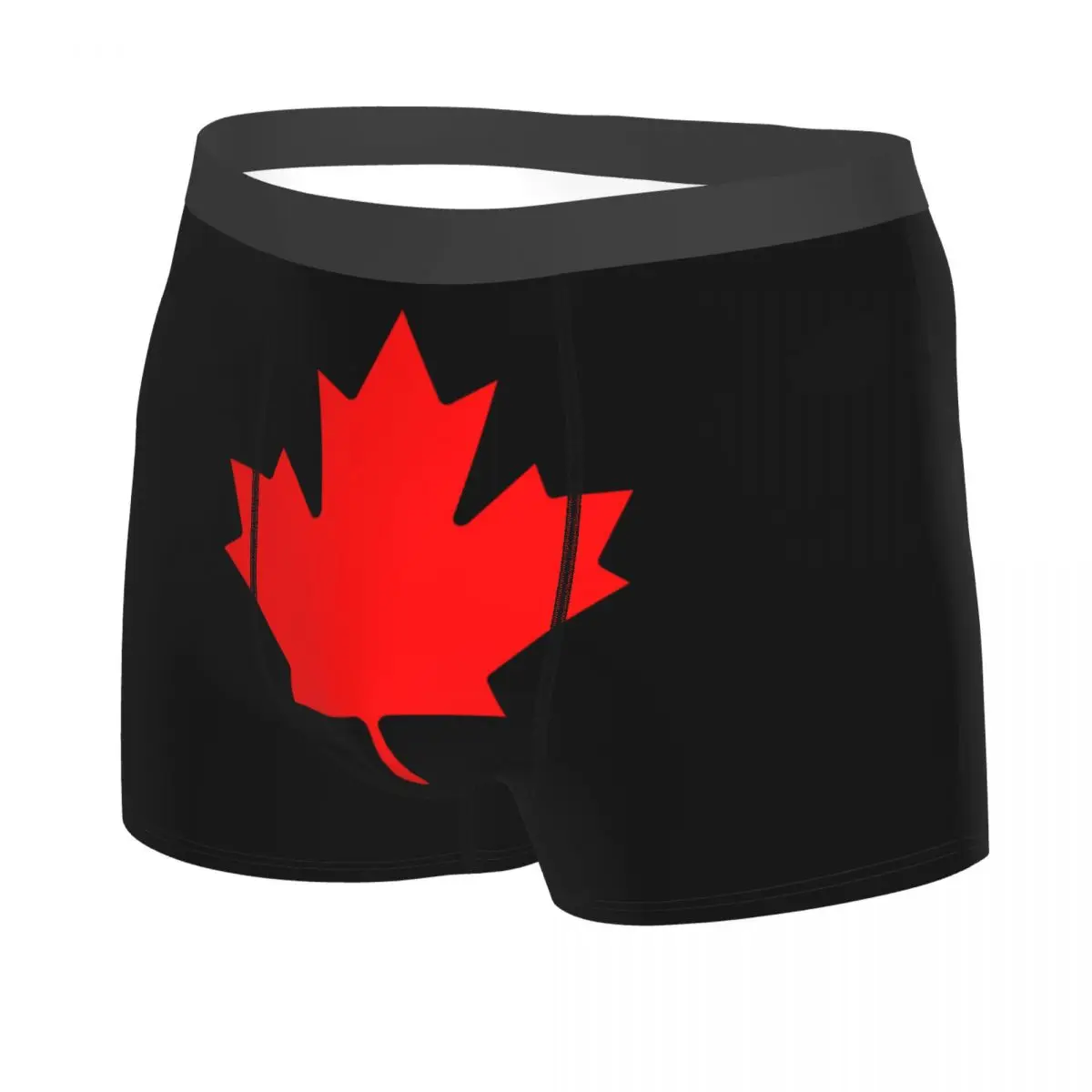 Custom Canada Maple Leaf Canadian Flag Boxer Shorts For Men 3D Printed Male Underwear Panties Briefs Stretch Underpants 2