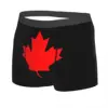 Custom Canada Maple Leaf Canadian Flag Boxer Shorts For Men 3D Printed Male Underwear Panties Briefs Stretch Underpants 2