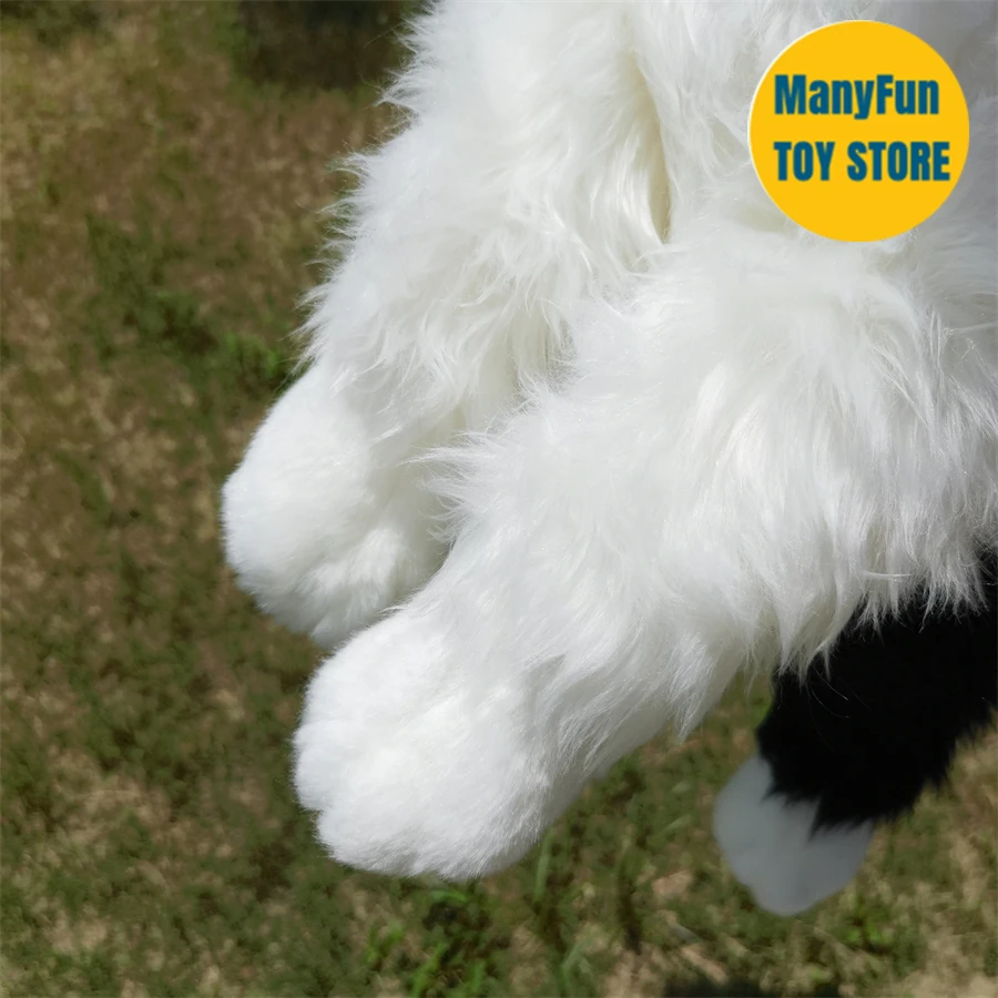 Realistic Border Collie High Fidelity Plushie Shepherd Dog Plush Toys  Lifelike Animals Simulation Stuffed Doll Kawai Toy For Kid - AliExpress