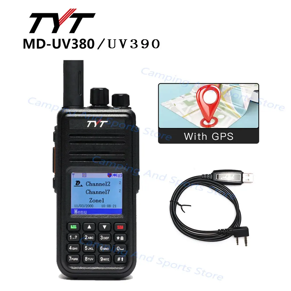 TYT UV380/UV390 Long distance professional commercial and civilian high-power outdoor self driving tour handheld radio intercom