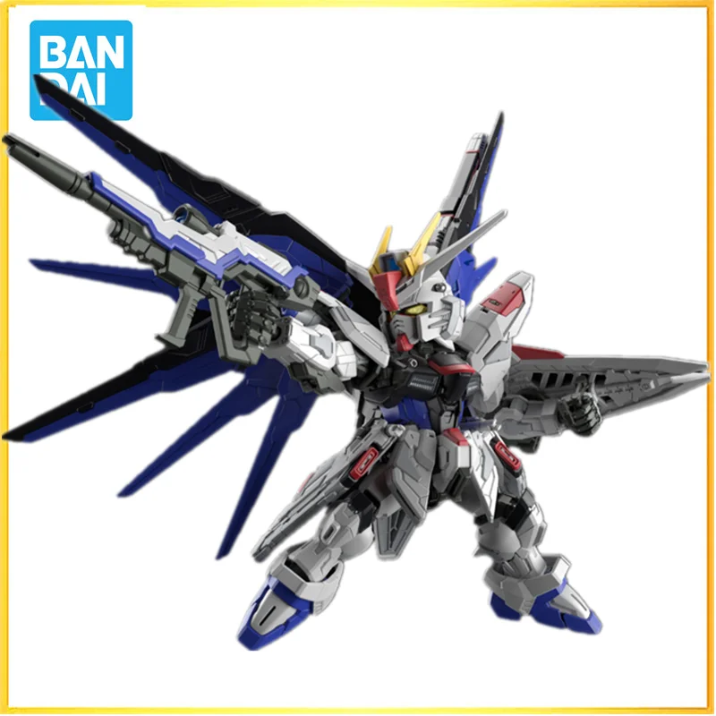 

In stock original BANDAI MGSD SEED ZGMF-X10A Freedom Gundam Anime Assembly Model Action Toy Figures Room decorations