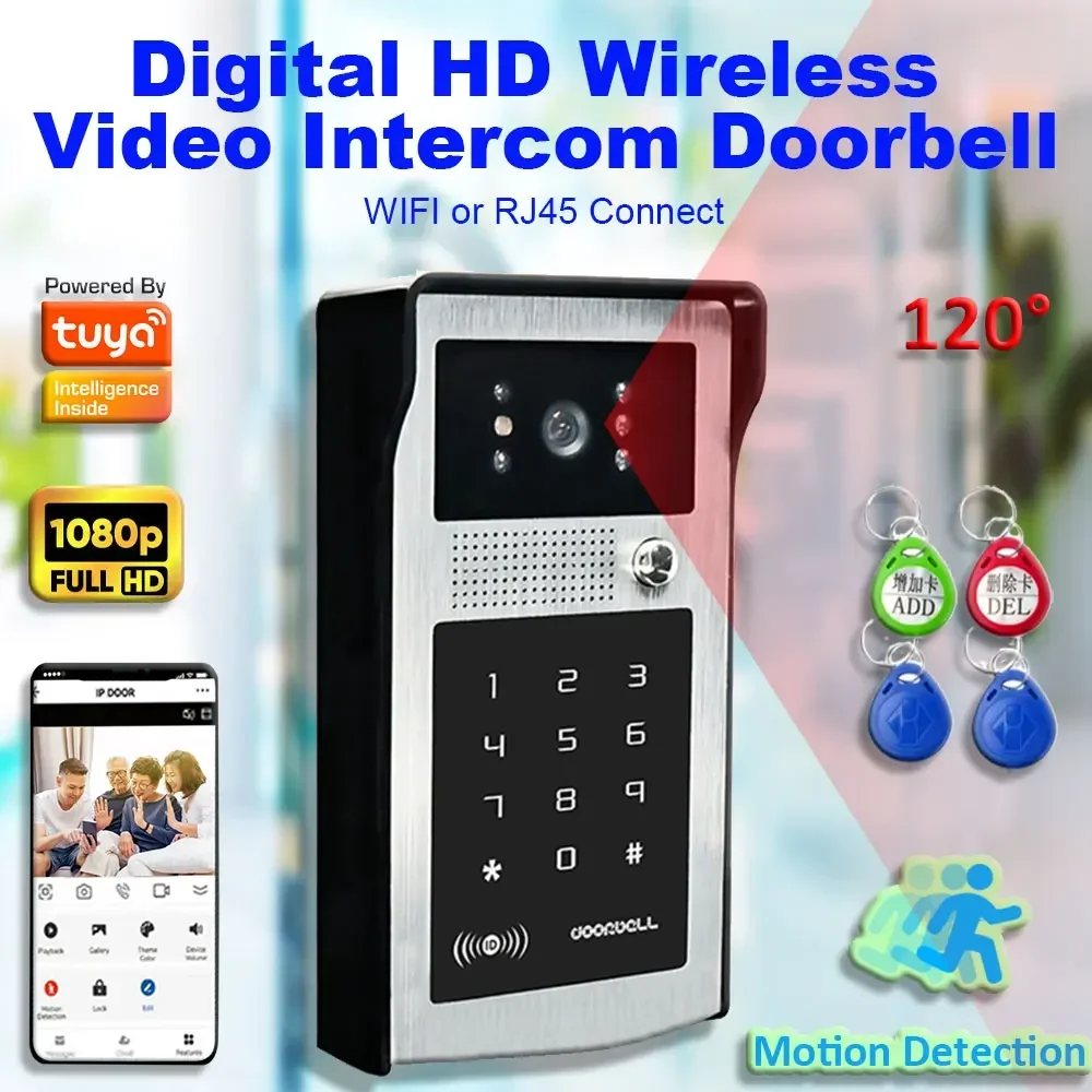 Tuya Smart Wireless Ring Doorbell With Camera 1080P WiFi