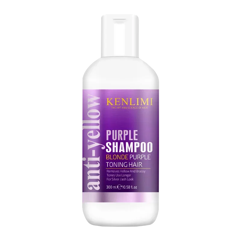 Purple Shampoo Blonde Platinum Bleached Silver Gray Remove Yellow Tones Brassiness Shampoo Nourishing Beauty Care 6