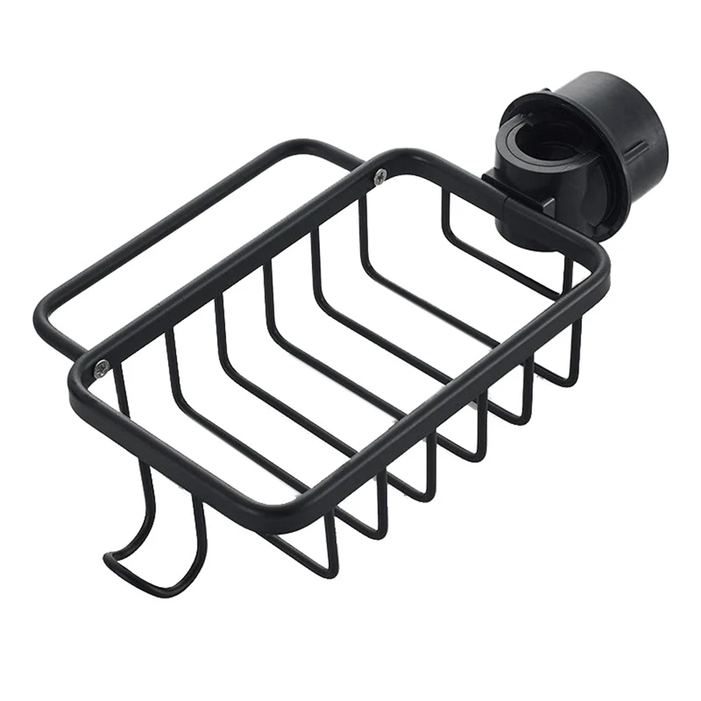 

Kitchen Storage Rack Faucet Rack Aluminum Household Sink Sponge Drain Hanging Basket Sink Storage