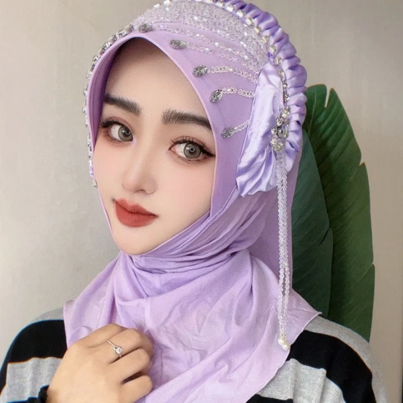 Hijab Muslim Women Shawl Headscarf Freeshipping Luxury Tassels Chiffon Scarf Malaysia Kufi Islam Saudi Arabia Fashion Winter New