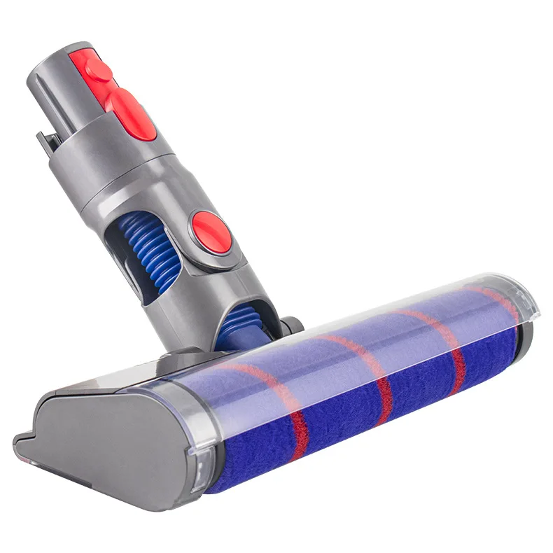 Zachte Rolborstelkop Voor Dyson V7 V8 V10 V11 V10slim/V12slim Draadloze Stofzuigers Onderdelen Hardhouten Vloer Bevestiging