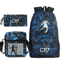 New 3pcs CR7 Backpacks Simple Style Lightweight Boys Girls School Bags Capacity Teens Laptop Backpack Women Men Travel Mochilas - Image 5