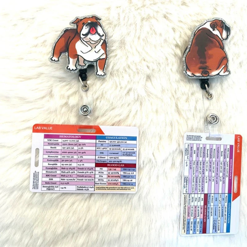 ECG/EKG Rhythm Pocket Card Double Sided Design EKG Rhythm Interpretation Badge Card ECG Self Measuring Ruler and Household Tool