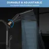 High pressure handheld shower head, adjustable bar - 8 "rain shower head and 10 mode shower head 2