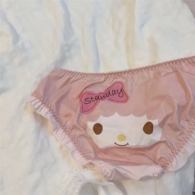 Kawaii New Sanrio Hello Kitty Underwear Cartoon Cute Printing Couple Underwear  Women's Men's Comfortable Ultra Thin Breathable - AliExpress