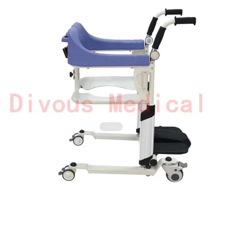 Free Shipping electric lift elderly care bath chair bathroom transfer wheelchair 3