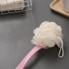 Soft Hair Massage Bath Brush Long Handle Back Rub Brush 2 In 1 Bath Brush With Bath Ball Bath Brush Double Side Scrub Brush 4