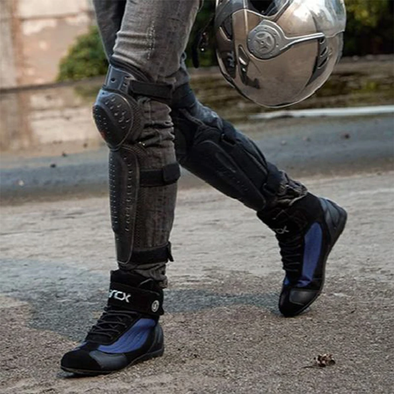Motorcycle Boots ARCX Motorcycle Boots Riding Shoes Suede Leather Ankle Protection Shoe Summer Breathable Motocross Racing