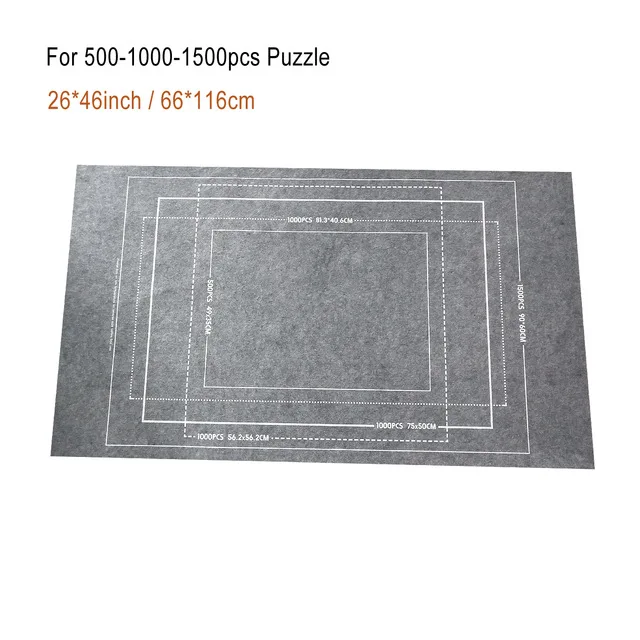 Tappetino per puzzle Tappetino in feltro Tappetino per puzzle Coperta per puzzle fino a 1500 pezzi Accessori per puzzle Nuovo tappetino portatile (solo tappetino)  26