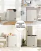 Luxury Double Laundry Hamper with Lid and Removable Laundry Bags, Large Hamper for Laundry, Laundry Basket 2 Sections 6