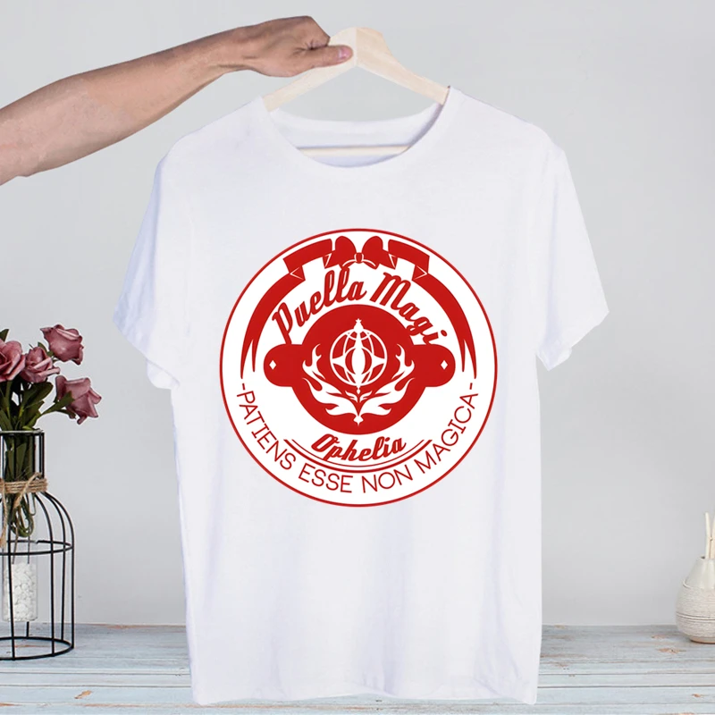 Retro Washed Madoka Magica Graphic Tee - Men’s Harajuku Streetwear