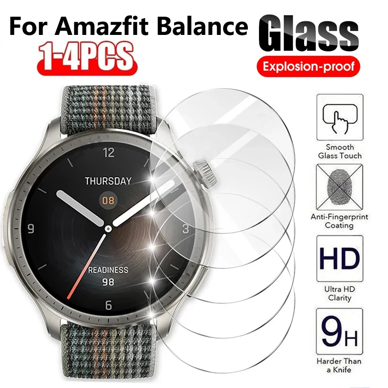 Tempered Glass Screen Protector - HD Anti-Scratch Protective Film (1-4 Pack)