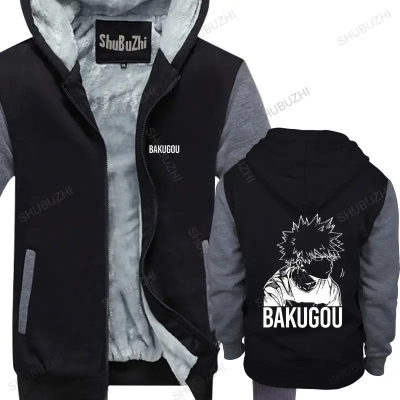 

men winter warm black hoody Anime My Hero Academia Izuku Midoriya Cosplay Boku No Hero Academia male thick hoodies euro size