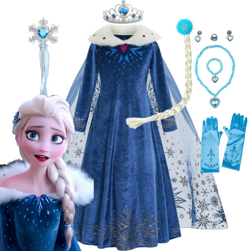 Dress Disfraz De Elsa Frozen Disney Store Vestido Elsa Frozen